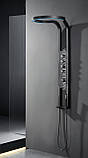 Душова стійка MT-5967 144x52 см з гідромасажем, тропічним душем, ручною лійкою, фото 2