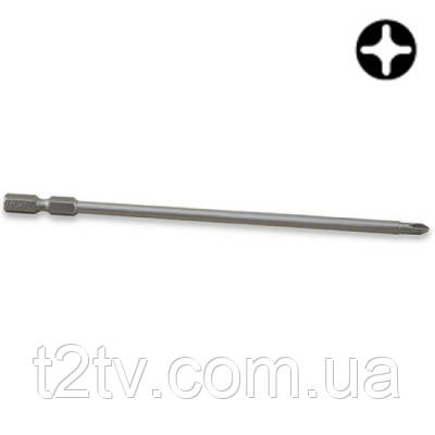 Біта для шуруповерта Toptul 1/4" 100мм PH2 магнітна Anti-Slip (FSMB0802), фото 1