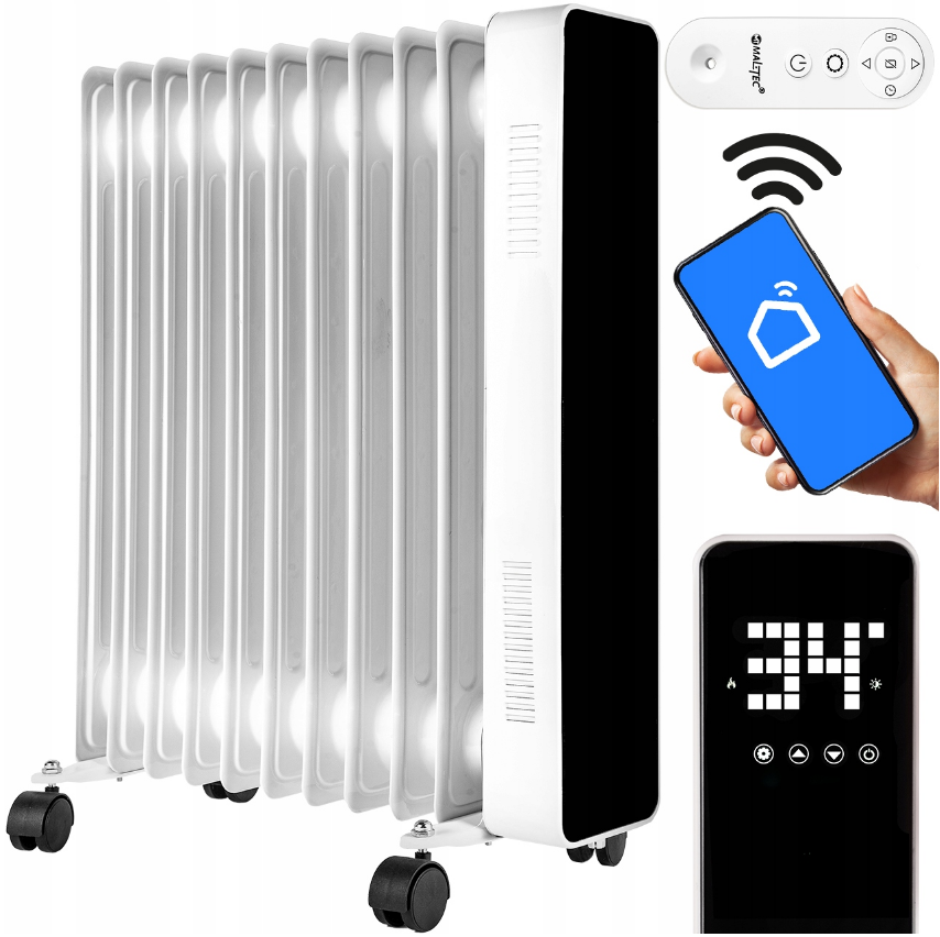 Оливний нагрівач MalTec 2500 Вт (Польща)