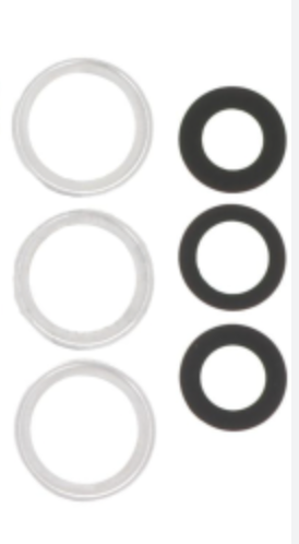 Скло камери Realme C65 4G без рамки, комплект 3 шт., фото 1