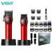 Комплект VGR 2 в 1 V-001&V-977 RED, акумуляторна машинка для стрижки  (clipper) і тример, фото 2