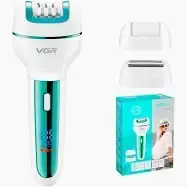 Епілятор VGR 3 в 1 V-732 GREEN, 3 насадки, LED display
