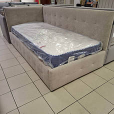 Односпальне ліжко в тканині з підйомним механізмом Клер Д 05 в наявності, фото 2