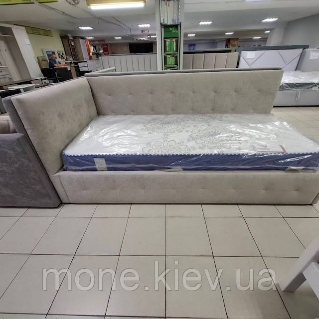 Односпальне ліжко в тканині з підйомним механізмом Клер  Д 05 в наявності