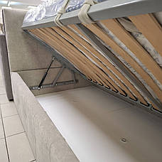 Односпальне ліжко в тканині з підйомним механізмом Клер Д 05 в наявності, фото 5