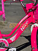 Дитячий велосипед 18" Corso Nice NC-18600 на зріст 105-115 см рожевий, фото 2