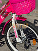 Дитячий велосипед 18" Corso Nice NC-18600 на зріст 105-115 см рожевий, фото 5