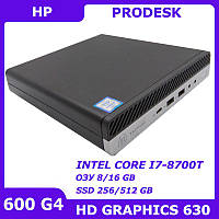 HP ProDesk 600 G4 i7-8700T 8/256 GB DisplayPort DP-HDMI VGA WiFi+Bluetooth