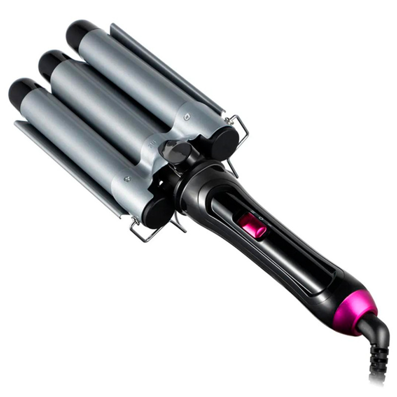 Плойка потрійна для завивання волосся Domotec MS 481B, фото 1