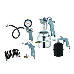 Набір пневмоінструментів ABAC G-810AL (8 предметів 1/4" 1.5 мм, 0.45 кг)