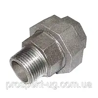 Американка Ду25 (1") чавунна оцинкована різьба внутрішня-зовнішня ВЗ