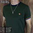 Чоловічий срібний ланцюжок бісмарк і кулон Ангел хранитель Михаїл 55 см, фото 2