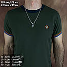 Чоловічий срібний ланцюжок бісмарк і кулон Ангел хранитель Михаїл 55 см, фото 8