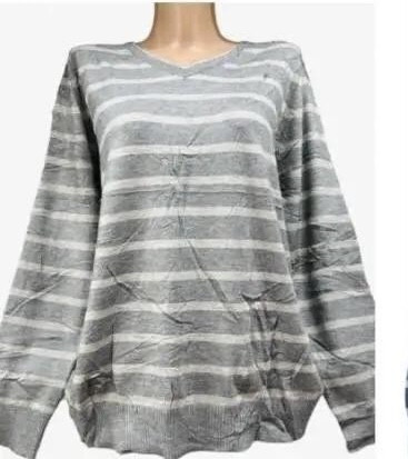 Жіночий кашеміровий светр "G.L.S.A." Art: 24003 Розмір 48-54 Сірий, фото 1