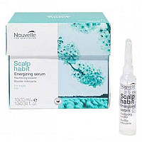 Тонізуюча сиворотка в ампулах для волосся Nouvelle Scalp Habit Energizing Serum 10 шт 10 мл
