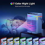 Мобільний кондиціонер, портативний міні-кондиціонер, мобільний кондиціонер, без відсмоктування, мобільний вентилятор 4-в-1, фото 3