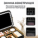 Дорожная косметичка с зеркалом с подсветкой портативная для путешествий органайзер - фото 2 - id-p2718578872