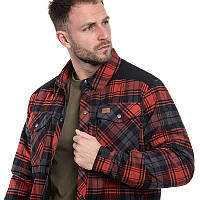 Тактична Сорочка Helikon Winter Warden Long Sleeve - Slate Crimson Plaid, Червоний, 3XL