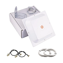 Антена 4G комплект MIMO R-Net квадрат 2×17 дБ з кабелем і перехідниками