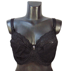 Бюстгальтер м'який без поролону 90F чорний Lanny mode 11399