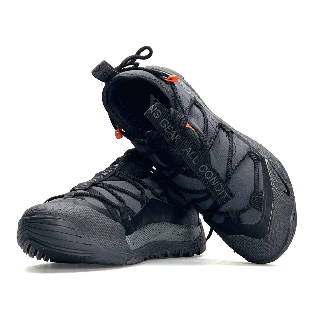 Чоловічі кросівки Nike ACG Terra Antarktik Low GTX Grey Black, кеди Найк текстиль водовідштовхувальний. Чоловіче взуття