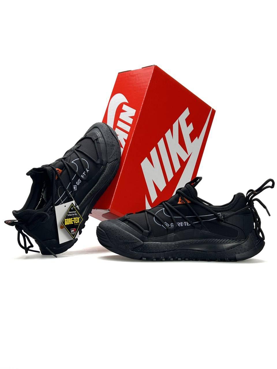 Чоловічі кросівки Nike ACG Terra Antarktik Low GTX Black, кеди Найк текстиль водовідштовхув. Чоловіче взуття