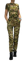Жіночі військові тактичні штани мультикам стрейч