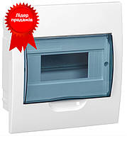 Щит вбудований 8 автоматів UEC розподільний бокс УЕК врізний внутрішній MKP12-V-08-40-20-U