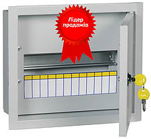 Щит металевий 12 модулів врізний UEC, ЩРв-12з-3 36 УХЛ3 IP31 TREND, MKM14-V-12-30-T корпус внутрішній бокс