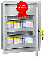 Щит металевий 24 модулі врізний UEC, ЩРв-24з-3 36 УХЛ3 IP31 TREND, MKM14-V-24-30-T корпус внутрішній бокс