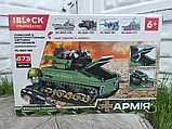Конструктор IBLOCK PL-920-169 Армія Американський танк M4A1 Sherman, 473 деталей,, фото 2