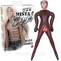 Секс лялька Mista Cool надувний мулат для інтимних задоволень з анальним отвором та реалістичним членом