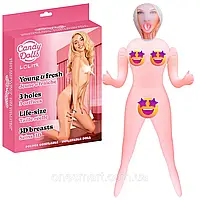 Надувна лялька Candy Dolls Lolita секс-іграшка для дорослих реалістична для інтимних задоволень