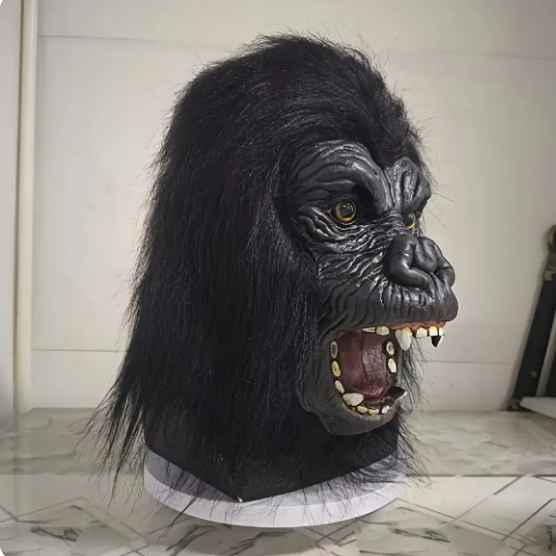 Маска Гориллы, обезьяны. Маска Кин-Конга латексная, фото 1
