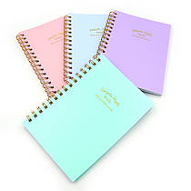 Зошит на спіралі А5 100 аркушів у клітинку City marks 0750-A5