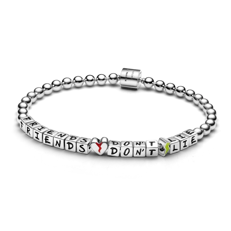 Срібний браслет Pandora «Друзі не брешуть» Дивні дива 593579C01 17, фото 1