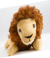 М'яка маленька іграшка Лев IKEA DJUNGELSKOG 14 см дитяча плюшевий сірий левеня ІКЕА