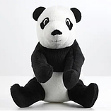 М'яка маленька іграшка Панда IKEA DJUNGELSKOG 14 см дитяча плюшевий сірий пандочка ІКЕА, фото 3