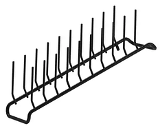 Підставка-сушарка для тарілок IKEA RINNIG сталевий чорний тримач для 9 тарілок ІКЕА РІННІГ