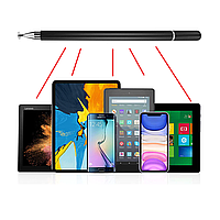 Універсальний стілус Pencil Magnet чорний олівець-ручка для всіх сенсорних екранів Android iOS Windows