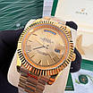 Годинник чоловічий Rolex Day Date золотого кольору, фото 4