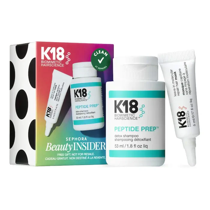 Набір для відновлення волосся K18 Reset + Repair: шампунь 53 мл + маска для відновлення 5 мл, фото 1