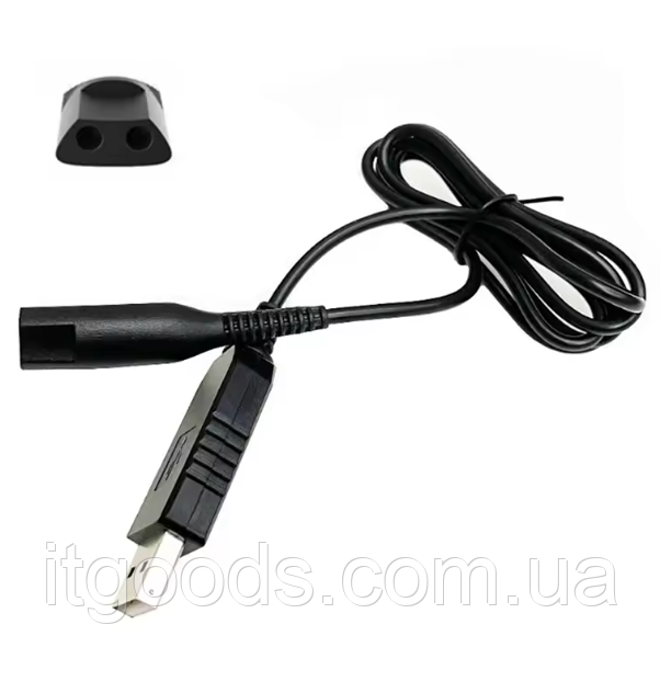 Кабель зарядки USB 12V для Braun бритви (electric shaver) Razor, епілятора Silk Epil серії 1/2/3/4/5/7/8/9, фото 1