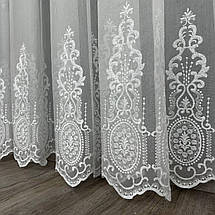 Бамбукова тюль №9398 у вітальню, спальню на отрез, фото 5