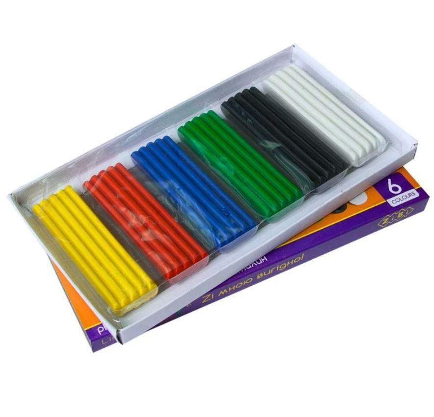 Пластилін «ZiBi» 6 кольорів, 120 г, SMART Line ZB.6221, фото 1