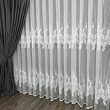 Бамбукова тюль №9179 у вітальню, спальню на отрез, фото 3