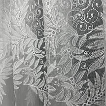 Бамбукова тюль №9179 у вітальню, спальню на отрез, фото 4