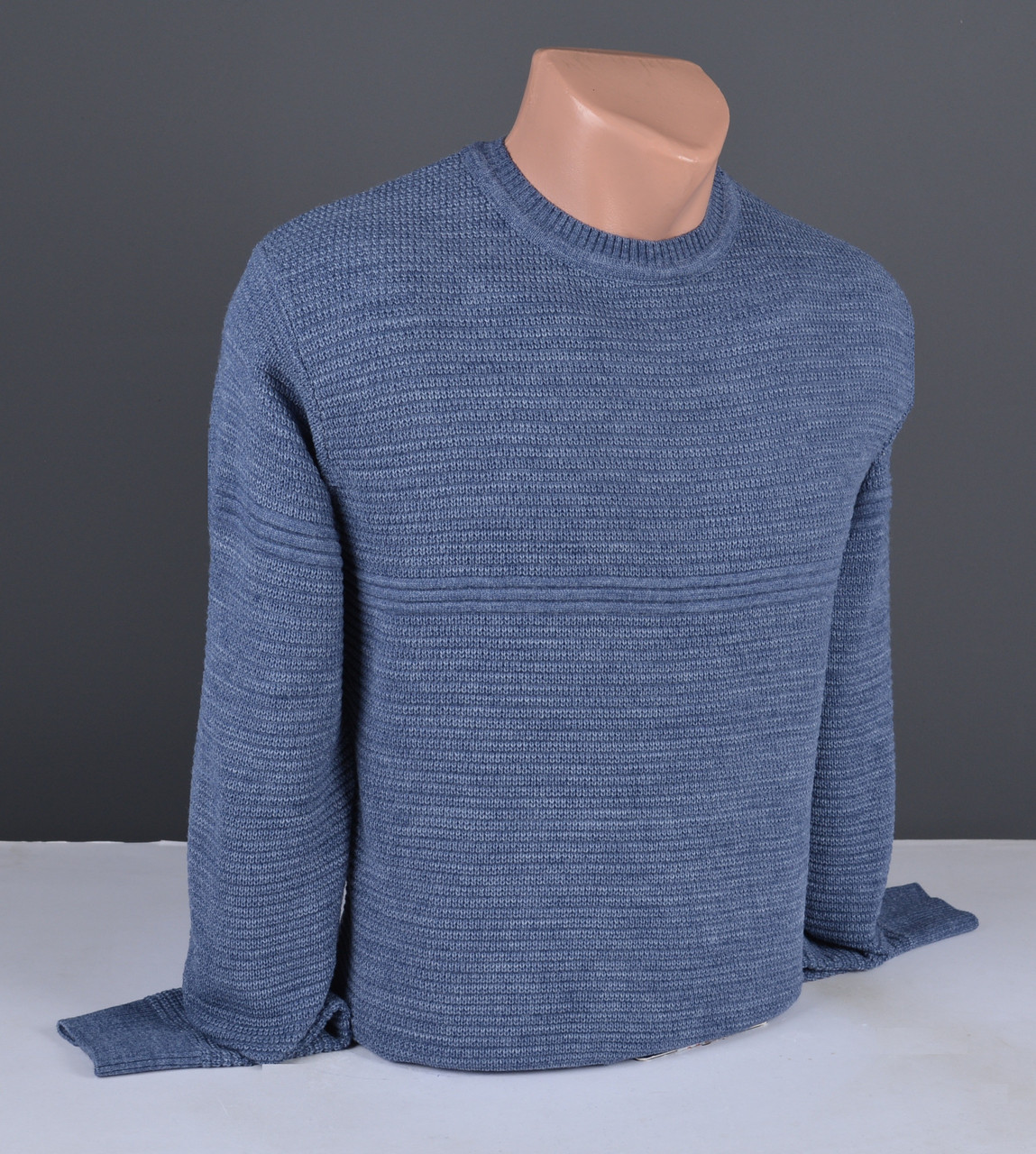 Чоловічий джемпер синій | Чоловічий светр Туреччина 9334, фото 1