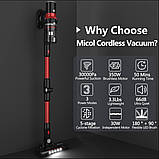 Пилосос вертикальний Micol MC-02, 350Вт, фото 4