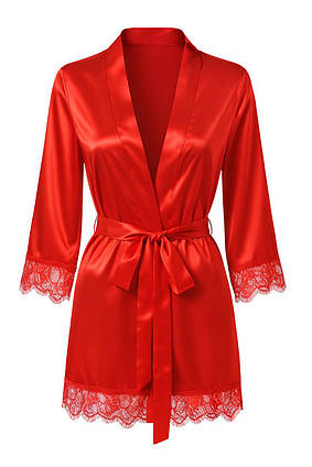 Халат прозорий і стринги Кристал Modide червоний